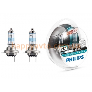 Автолампы PHILIPS H7 X-treme Vision (+130%) (12972XVS2)
